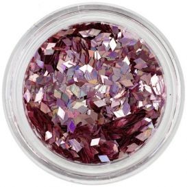 Decoraţiuni nail art - confetti diamant roz cu aspect învechit, hologramă Decoraţiuni nail art - confetti diamant roz cu aspect învechit, hologramă