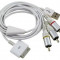 Apple cablu USB - TV (incarcare / date) RCA audio-video (2 metri)