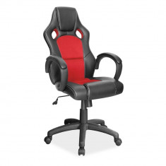 Scaun gaming SL Q103 negru - rosu foto