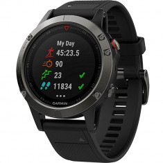 Smartwatch Fenix 5 Sapphire Edition Negru foto