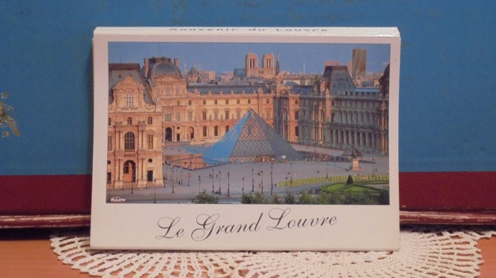 FRANTA- PARIS - MUZEUL LOUVRE- 14 VEDERIALE MUZEULUI SI PICTURI CELEBRE ...