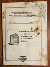 Valorificarea Integrala a Sangelui in Industria Carnii - Ionescu / Banu (1983) foto