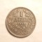 BULGARIA 1 LEVA 1925 / VARIANTA CU SEMN MONETAR