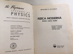 RICHARD FEYNMAN, FIZICA MODERNA. LECTII DE FIZICA VOL1 MECANICA RADIATIA CALDURA foto