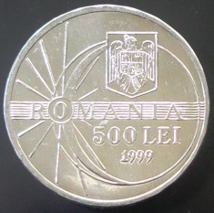 Moneda 500 Lei - ROMANIA, anul 1999 * cod 3993 -- ECLIPSA UNC DIN SACULET BNR! foto