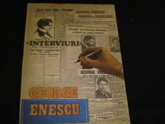 INTERVIURI- GEORGE ENESCU- VOL1-1898-1936-EDITIE INGRIJITA LAURA MANOLACHE- foto