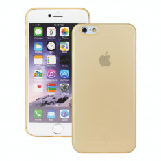 Husa Ultraslim Redneck Svelto 0.35mm pentru Apple iPhone 6/6s, Transparent Gold foto