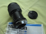Vintage Obiectiv TAMRON 70-210 mm f/4-5.6 - NOU, Altul, Manual focus