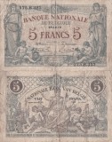 1918 (29 XII), 5 francs (P-75b) - Belgia