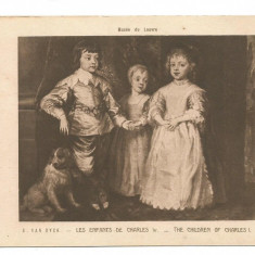 (A) carte postala(ilustrata)-FRANTA-Muzeul din Luvru-A Van Dyck