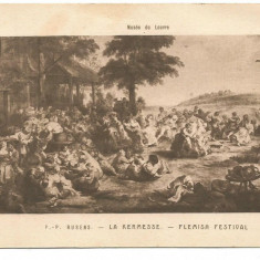 (A) carte postala(ilustrata)-FRANTA-Muzeul din Luvru- P.Rubens