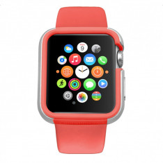 Carcasa dual layer Ozaki O!Coat Shockband Apple Watch, Watch Sport, Watch Edition - (42mm) Pink foto