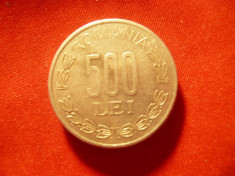 Moneda 500 lei 1999 , cal. f.buna ,aluminiu foto