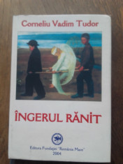 CORNELIU VADIM TUDOR(semnatura olografa) INGERUL RANIT,2004 foto