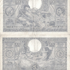 1942 (1 VI), 100 francs (P-107a.20) - Belgia