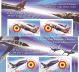 AVIOANE DE VANATORE SI MILITARE, 2 SERII CU MANSETA,2016,NEUZAT,MNH,ROMANIA., Spatiu, Nestampilat