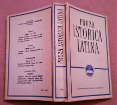Proza Istorica Latina. Editia 1962 - Caesar-Sallustius-Titus Livius-Tacitus foto