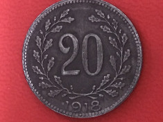 20 heller 1918 Austria Habsburg foto