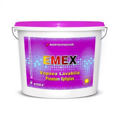 VOPSEA LAVABILA DE CORECTIE ?EMEX OPTIPLUS?, Alb, Bidon 15 Litri foto