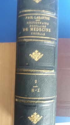 myh 34f - Paul Labarthe - Dictionnaire de medicine - usuelle - vol II - ed 1887 foto