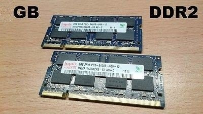 memorii Placuta rami ram Hynix Pc2-6400s-666-12 2rx8 2GB DDR2 kit 4gb