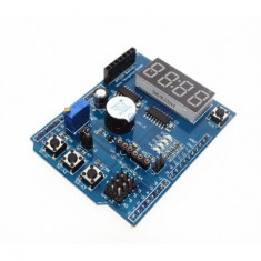 modul 4 digiti senzor temperatura ds18b20 lm35 butoane interfata bluetooth buzer foto