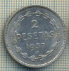 11758 MONEDA- GUVERNUL EUZKADI - 2 PESETAS -ANUL 1937 -STAREA CARE SE VEDE, Europa