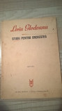 Liviu Glodeanu - Studii pentru orchestra - Partitura (Editura Muzicala, 1974)