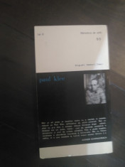 Carola Giedion Welcker - Paul Klee Ad foto