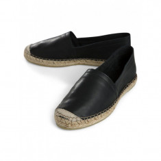 Espadrile Piele Pieces Katie Negru foto