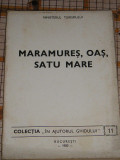 Myh 31f - ITINERAR TURISTIC - MARAMURES - OAS - SATU MARE - NR 11 - ED 1980