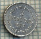 11752 MONEDA- GUVERNUL EUZKADI - 2 PESETAS -ANUL 1937 -STAREA CARE SE VEDE, Europa