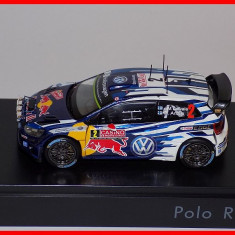 Macheta VOLKSWAGEN POLO R WRC #2 Rally Monte Carlo 2015 (scara 1/43) SPARK