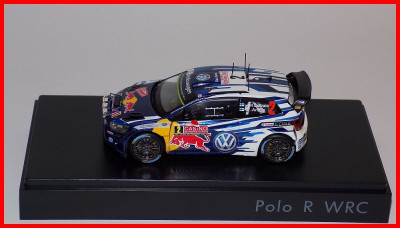 Macheta VOLKSWAGEN POLO R WRC #2 Rally Monte Carlo 2015 (scara 1/43) SPARK foto