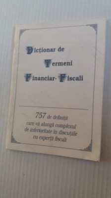 Dictionar de Termeni Finaciar-Fiscali foto