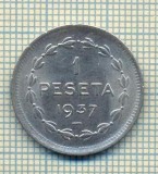 11735 MONEDA- GUVERNUL EUZKADI - 1 PESETA -ANUL 1937 -STAREA CARE SE VEDE, Europa