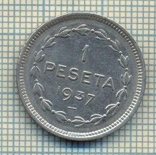 11750 MONEDA- GUVERNUL EUZKADI - 1 PESETA -ANUL 1937 -STAREA CARE SE VEDE foto