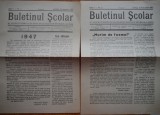 Cumpara ieftin 5 ziare Buletinul scolar Severin - Lugoj, 1947, an 1, nr. 1, 2, 3, 4, 5