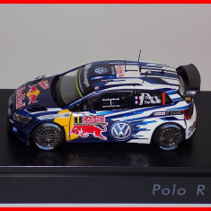 Macheta VOLKSWAGEN POLO R WRC #1 Rally Monte Carlo 2015 (scara 1/43) SPARK