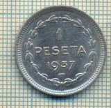 11743 MONEDA- GUVERNUL EUZKADI - 1 PESETA -ANUL 1937 -STAREA CARE SE VEDE