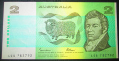 Australia : 2 dolari ND (1985 ) . UNC ( bancnota necirculata ) foto