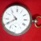 Ceas de buzunar Ancre 15 rubine Fleury Geneve ,capace argint marcaj 84,lipsa che