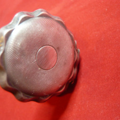 Ceas medalion cu capace argint marcaj 84 ,10 rubine Cylindre ,d.cadran=2,5cm