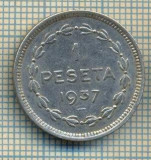 11751 MONEDA- GUVERNUL EUZKADI - 1 PESETA -ANUL 1937 -STAREA CARE SE VEDE