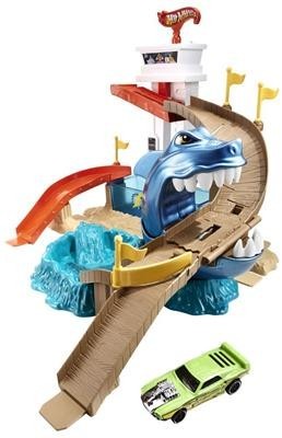 Jucarie Hot Wheels Color Shifters Sharkport Showdown Trackset Jucarie Hot Wheels Color Shifters Sharkport Showdown Trackset