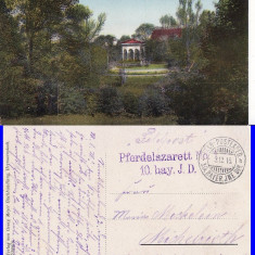 Sibiu - Erlenpark-rara, cenzura WWI, WK1