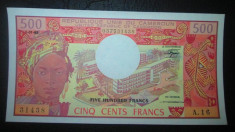 Camerun : 500 franci 1983 . UNC ( bancnota necirculata ) foto