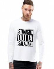 Bluza barbati alba - Straight Outta Salajan foto