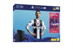 Consola Sony Playstation 4 Pro 1Tb + Fifa 19 + Fifa 19 Ultimate Team Icons + Rare Player Pack foto