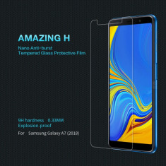 Folie Sticla Securizata / Tempered Glass pt Samsung Galaxy A7 2018 / 9H foto